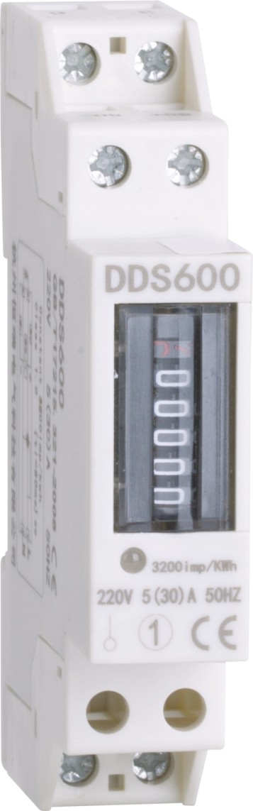 DDS600型單相導(dǎo)軌式電能表   1P