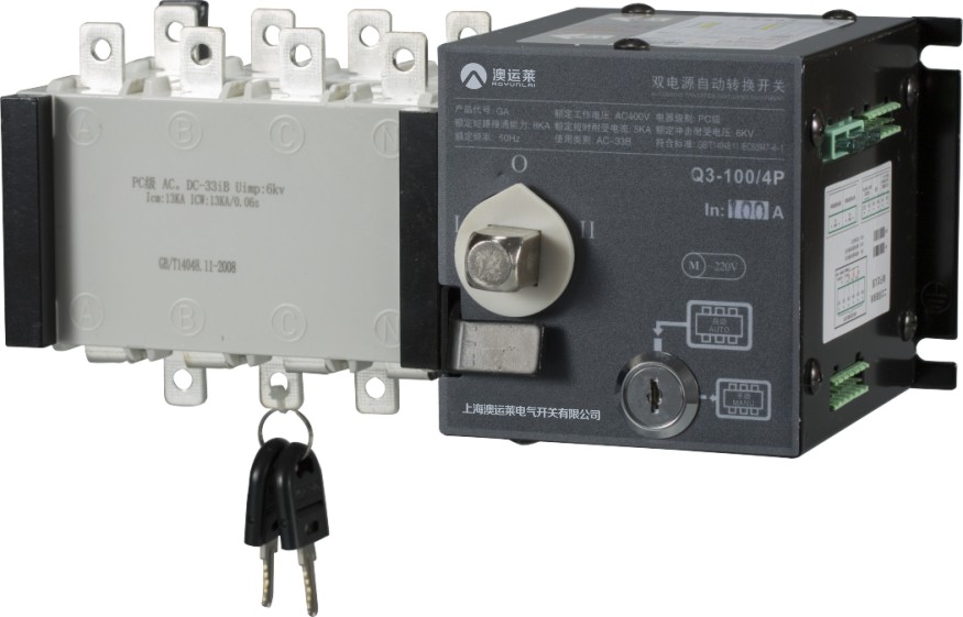 AYLQ-P系列雙電源自動(dòng)轉(zhuǎn)換開(kāi)關(guān)（PC級(jí)斯沃型）
